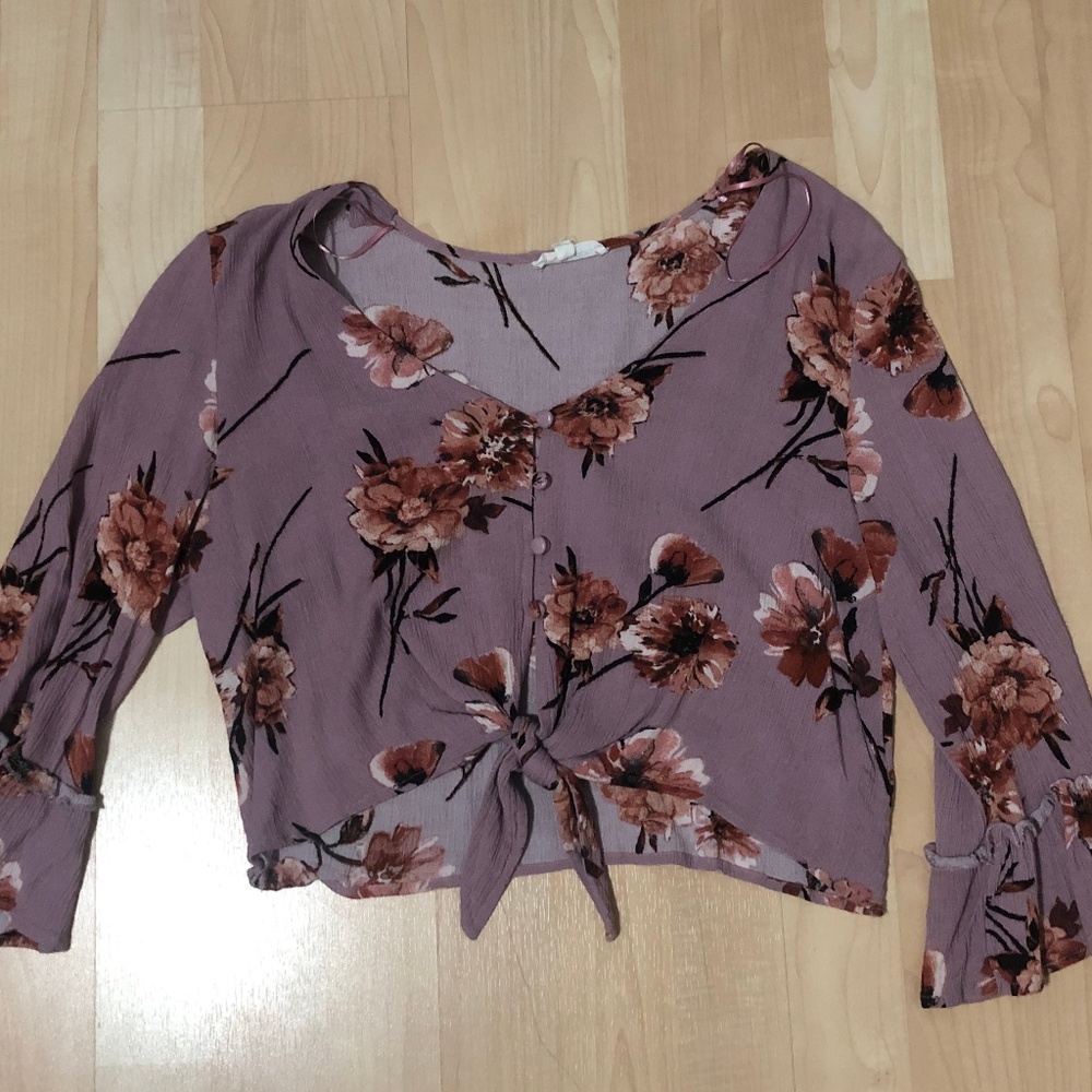 Floral Crop Top